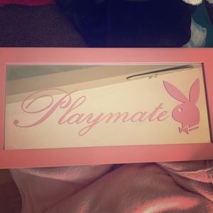 Pink play boy bunny mirror!